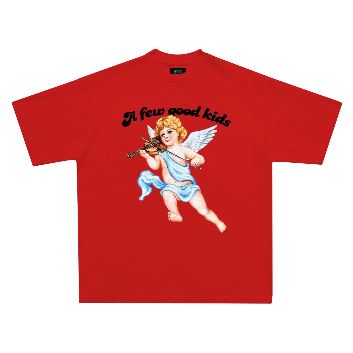 Multicolor Printing Musical Instrument Angel New Trend T-shirt Men