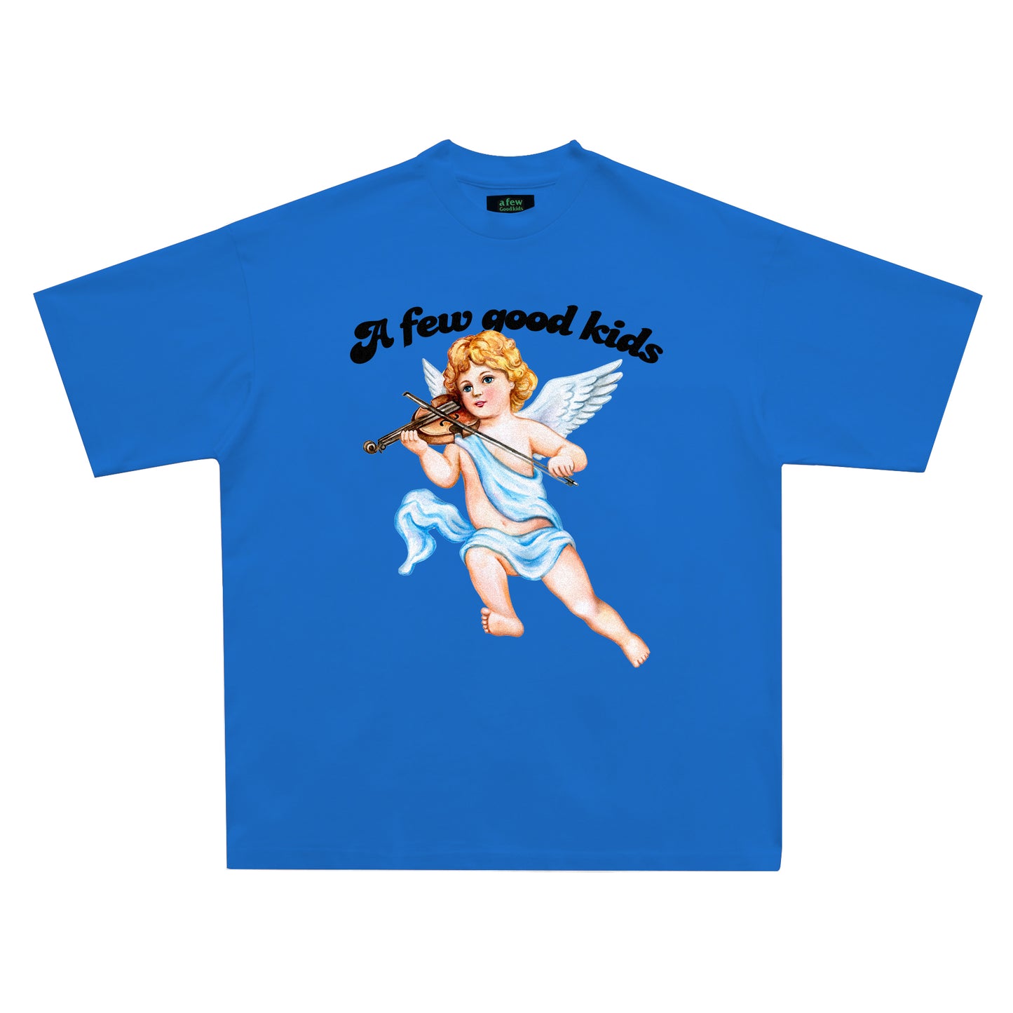 Multicolor Printing Musical Instrument Angel New Trend T-shirt Men