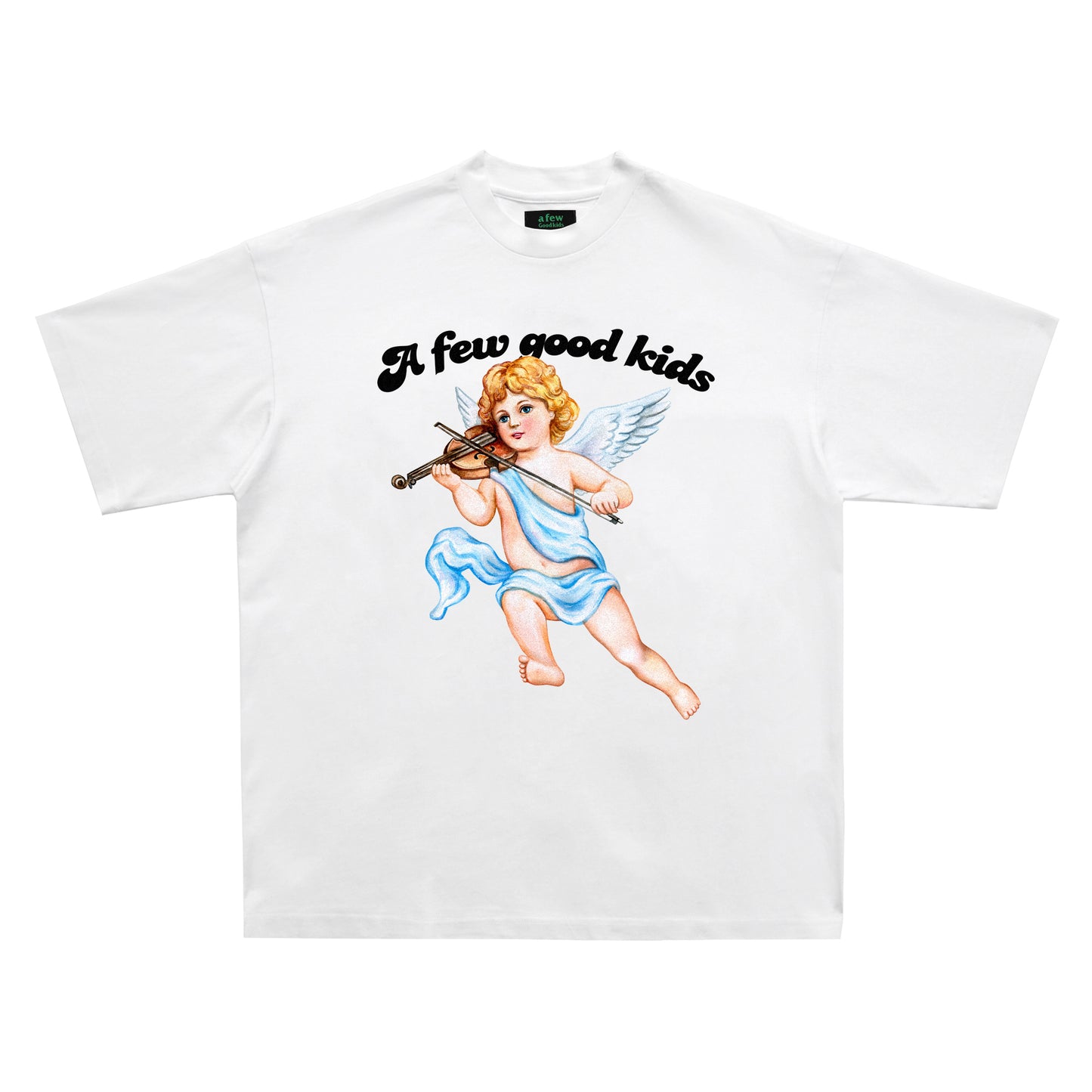 Multicolor Printing Musical Instrument Angel New Trend T-shirt Men