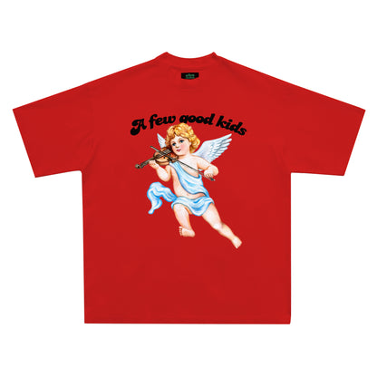 Multicolor Printing Musical Instrument Angel New Trend T-shirt Men