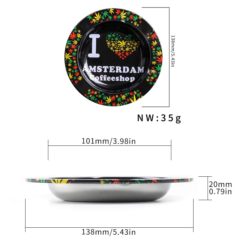 Ashtray For Home Ashtray Office Party Bar Decoration Car Ash Tray Holder Cigarette Weed Smoking Accessories Gift For Boyfriend