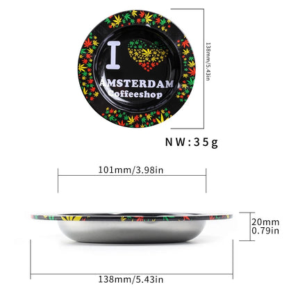 Ashtray For Home Ashtray Office Party Bar Decoration Car Ash Tray Holder Cigarette Weed Smoking Accessories Gift For Boyfriend