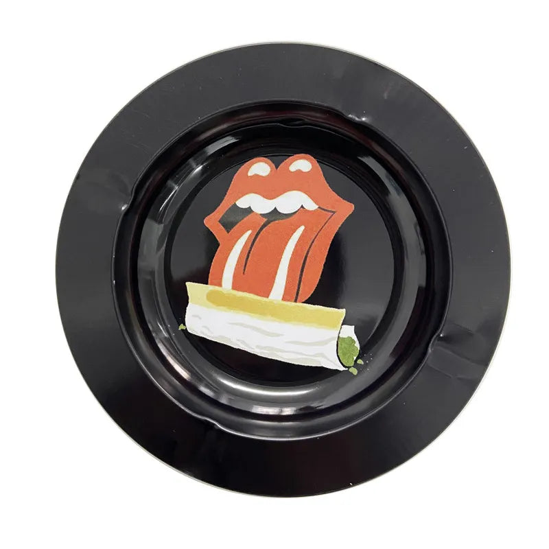 Metal Cigarette Ashtray For Home Office Party Bar Decoration Car Ash Tray Wee HolderSmoking Accessories Gift For Boyfriend