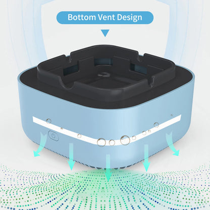 Smokeless Ashtray Negative Ion Air Purifier Smoke Grabber Air Freshener Ash Tray Purifiers for Cigarette Smoker Home Office Car