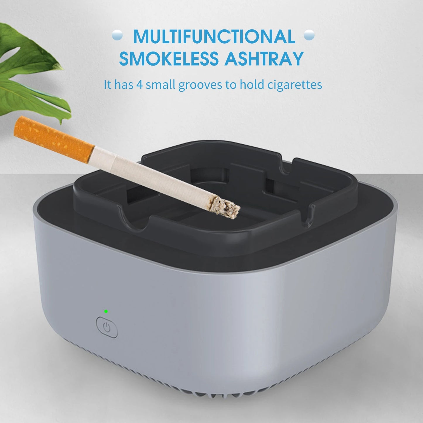 Smokeless Ashtray Negative Ion Air Purifier Smoke Grabber Air Freshener Ash Tray Purifiers for Cigarette Smoker Home Office Car