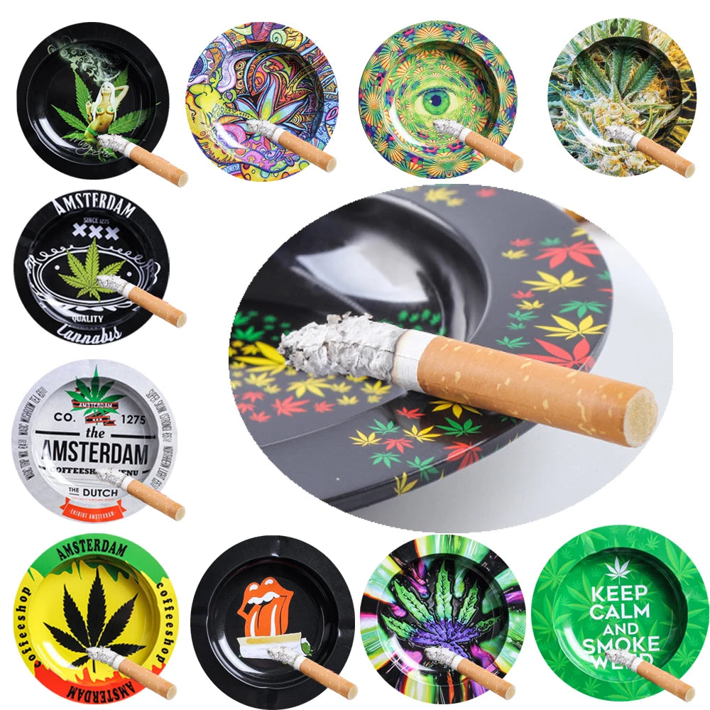 Ashtray For Home Ashtray Office Party Bar Decoration Car Ash Tray Holder Cigarette Weed Smoking Accessories Gift For Boyfriend